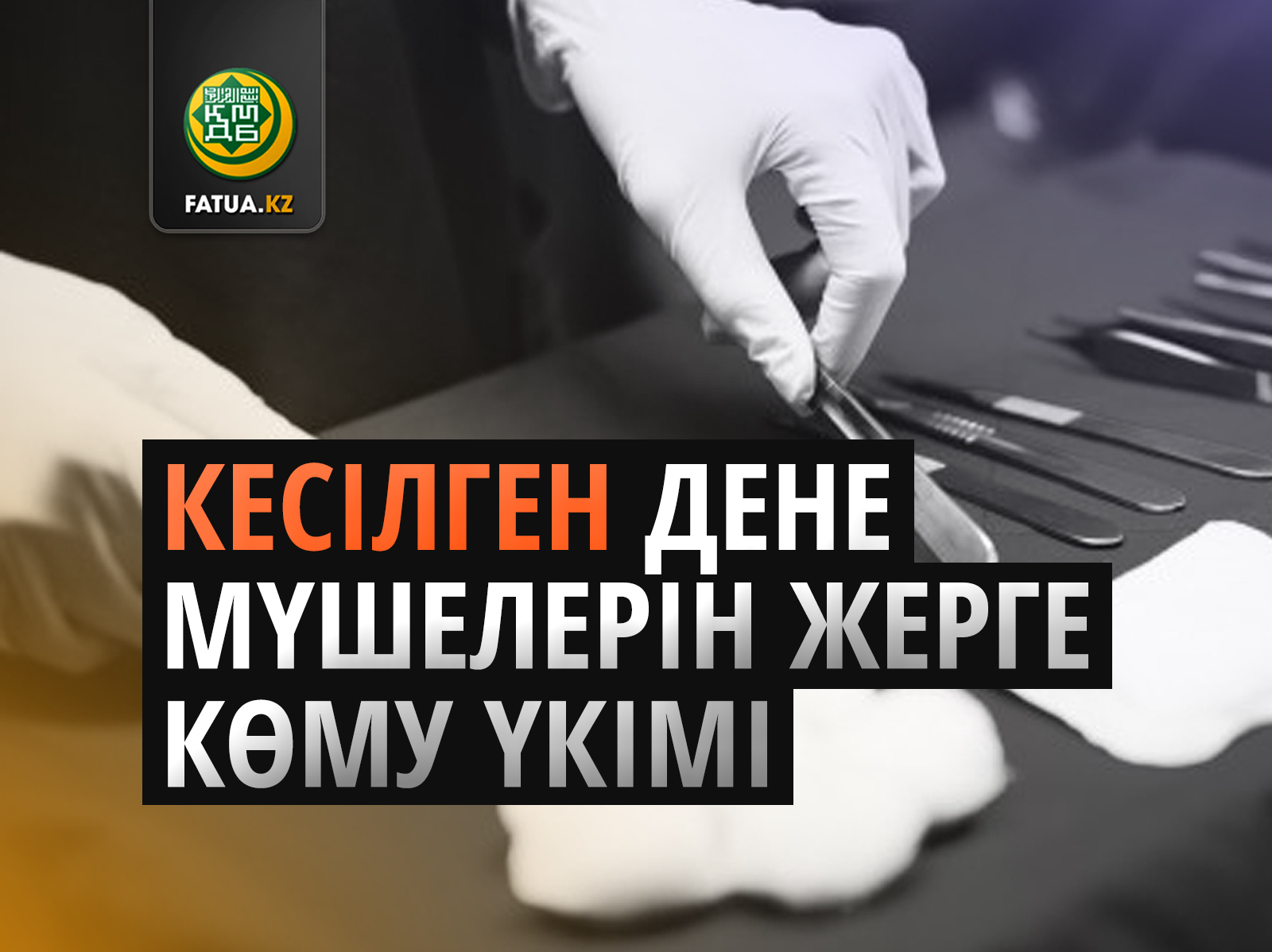 КЕСІЛГЕН ДЕНЕ МҮШЕЛЕРІН ЖЕРГЕ КӨМУ ҮКІМІ 